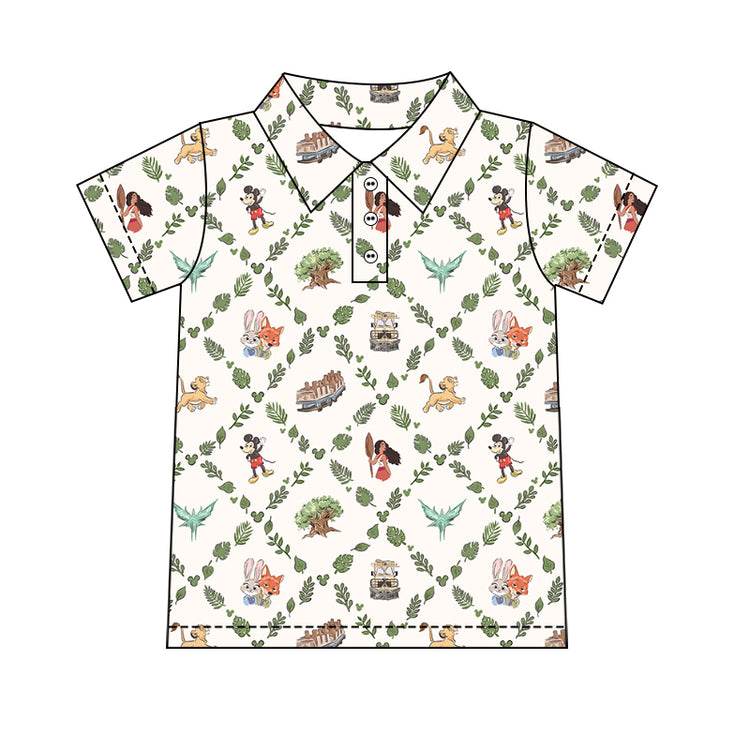 Men's Performance Button Up - Roam the Wild