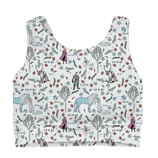 KIDS Crop Tank - Frozen Magic