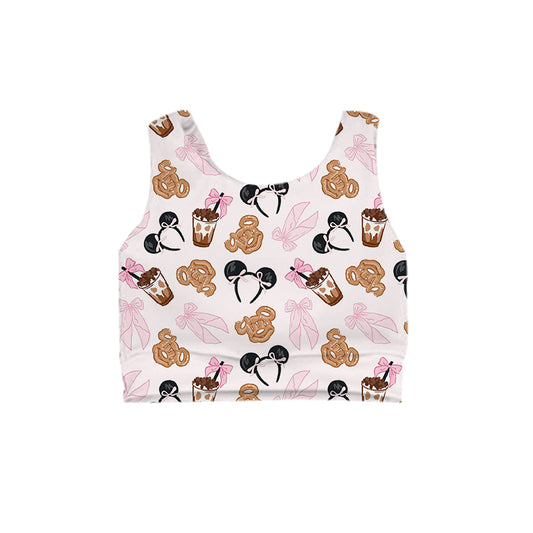 KIDS Crop Tank - Park Girly