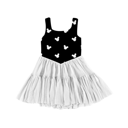 ADULT Mesh Dress - Classic Mouse BLACK PREORDER