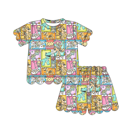 KIDS Scallop Tee + Shorts Set - Toybox