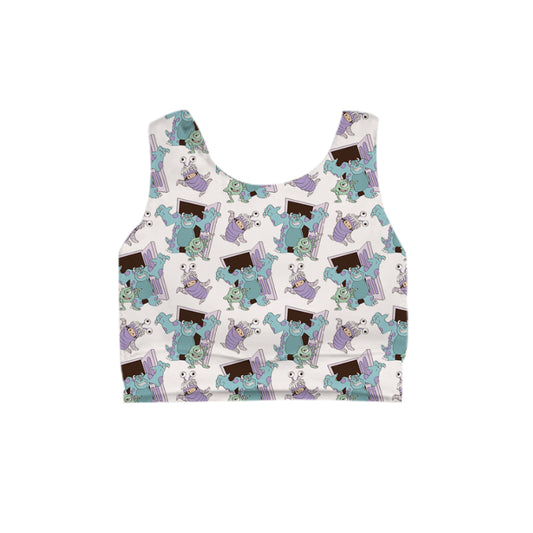 ADULT Crop Tank - Monster Mashup
