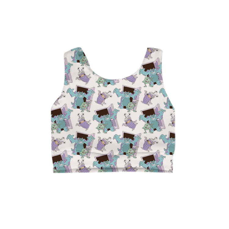 ADULT Crop Tank - Monster Mashup