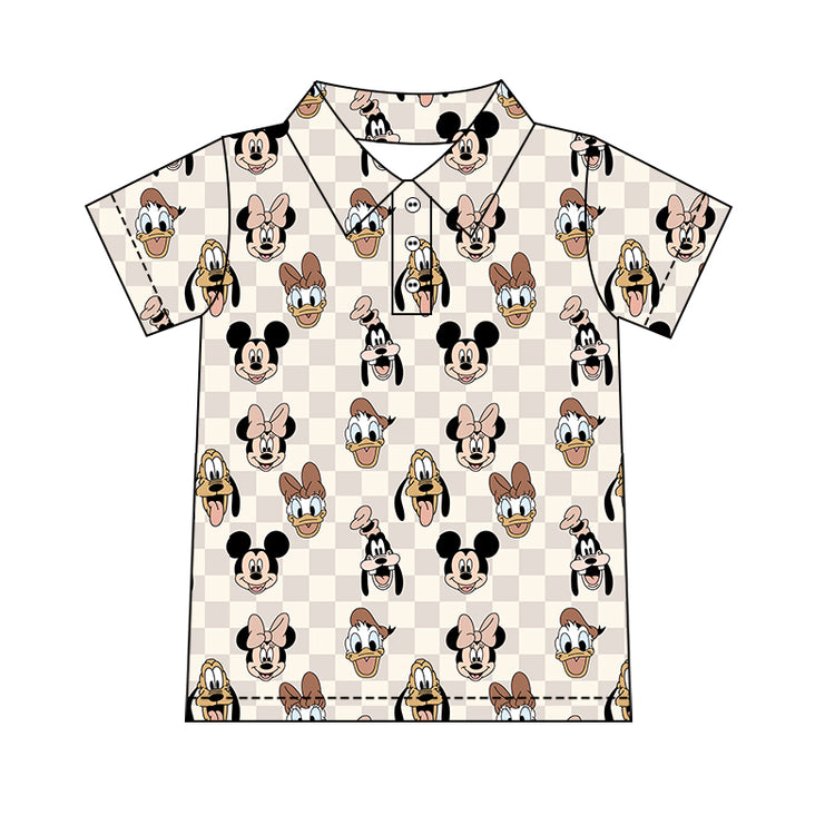 Men's Performance Button Up - Boho Checkers