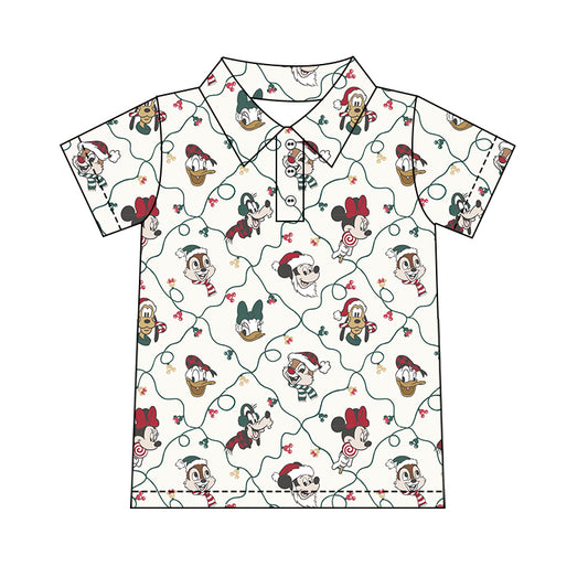 Boy's Performance Button Up - 'tis the season