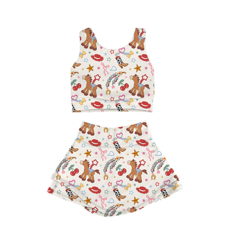 KIDS Crop + Skort Set - Cowgirl Era PREORDER