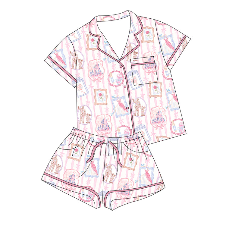 KIDS Bamboo Lounge Set - Whimsy Watercolor