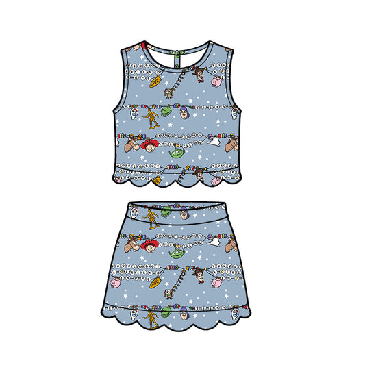 ADULT Scallop Set Tank + Skort - Toy Beads