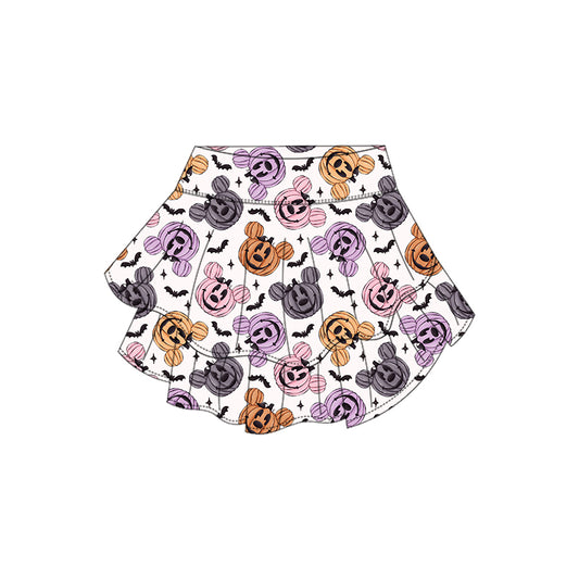 KIDS Skort - Oh, Bats + Pumpkins