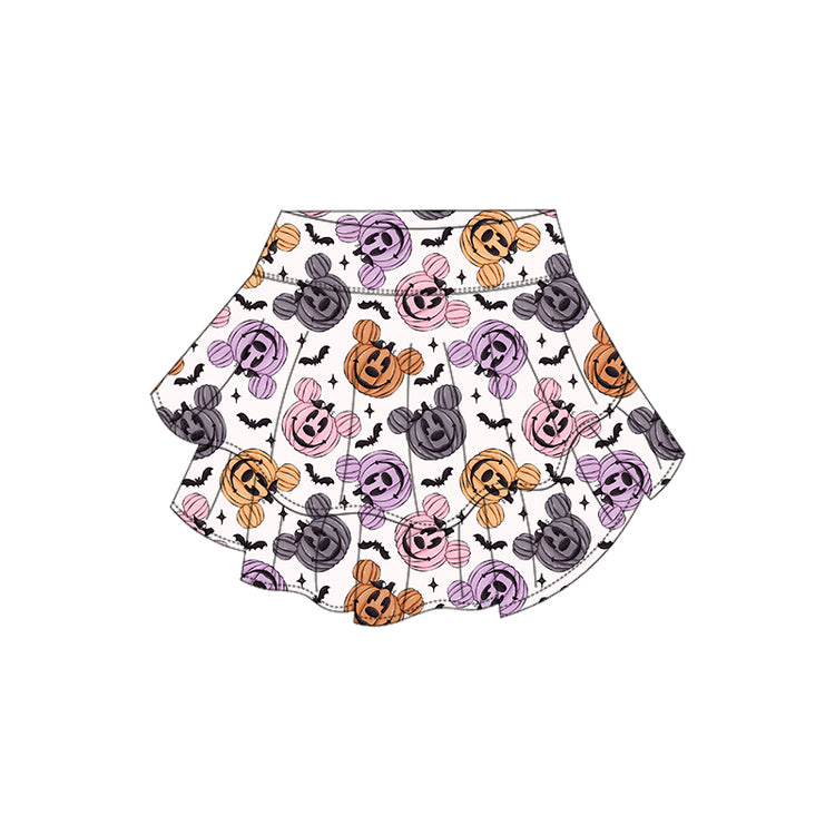 KIDS Skort - Oh, Bats + Pumpkins
