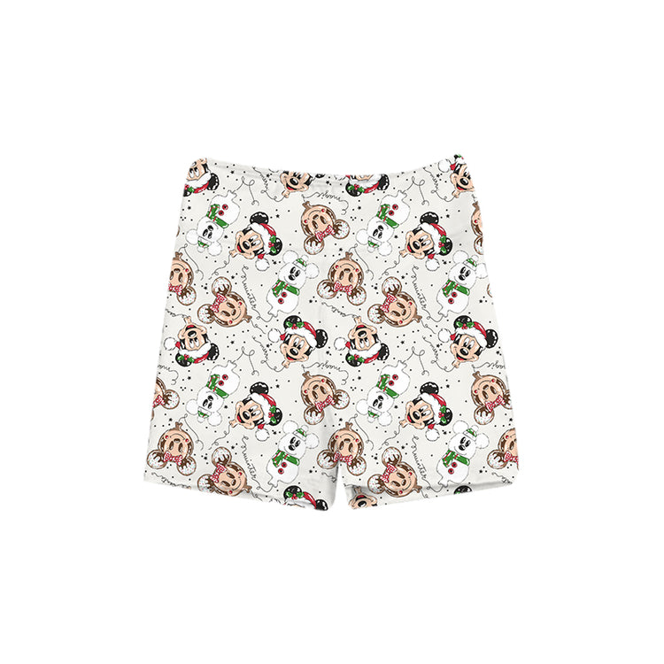 ADULT Biker Shorts - Merry Main Street Balloons