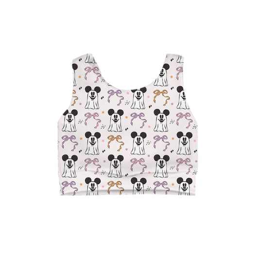 ADULT Crop Tank - Girly Ghost