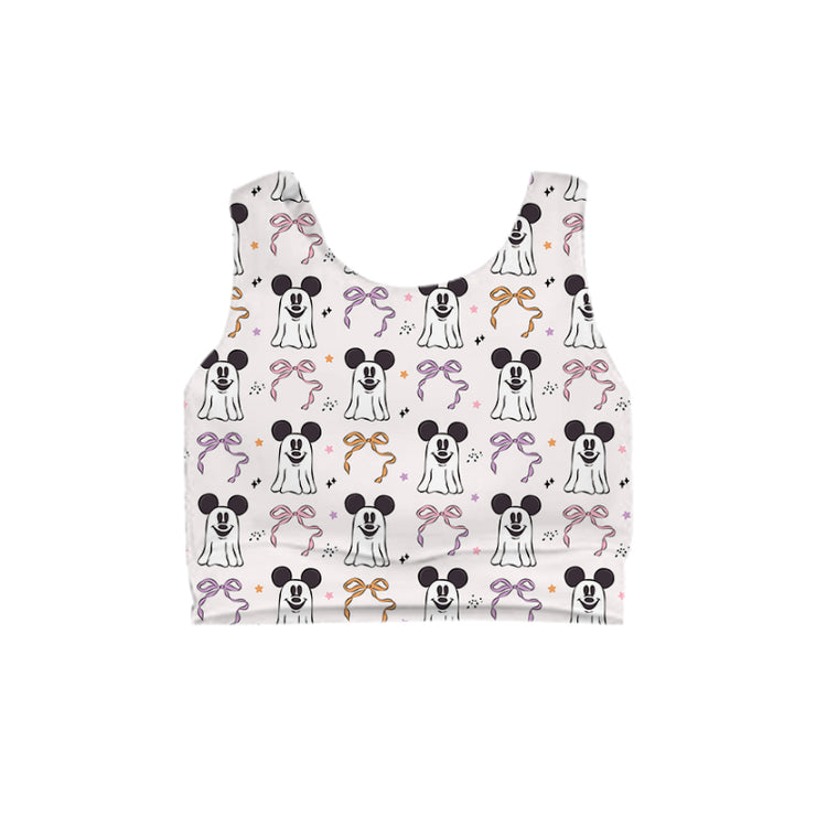 ADULT Crop Tank - Girly Ghost