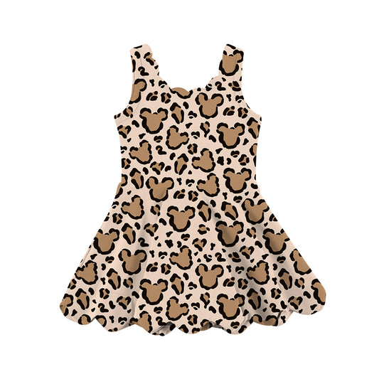 ADULT Scalloped Tank Dress - Walk on the Wild Side Tan