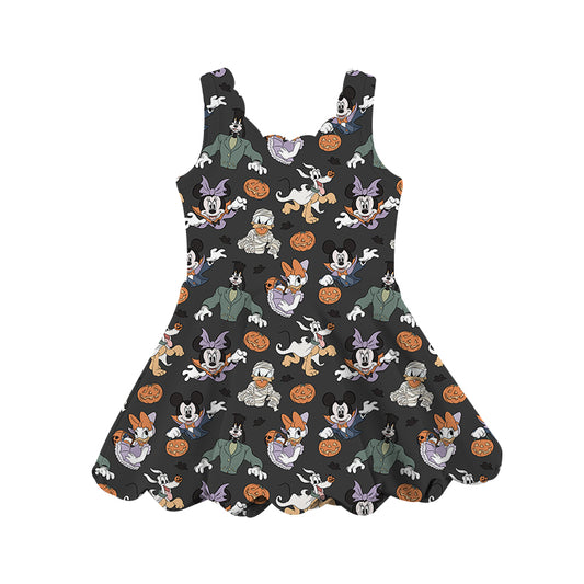 ADULT Scalloped Tank Dress - Spooky Six
