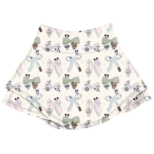 KIDS Ruffle Skort - Park Hopper Bows