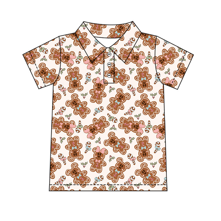 Men's Performance Button Up - Boho Cookie Stroll