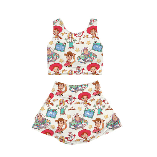 KIDS Crop + Skort Set - ToyBox Friends