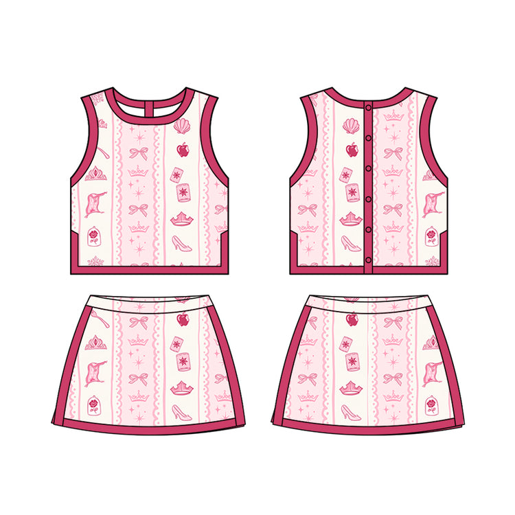 KIDS Colorblock Tank + Skort Set - Dainty Days