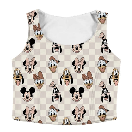 KIDS Scoop Tank -  Boho Checkers