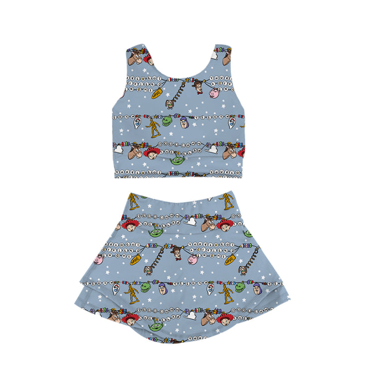 KIDS Crop + Skort Set - Toy Beads PREORDER