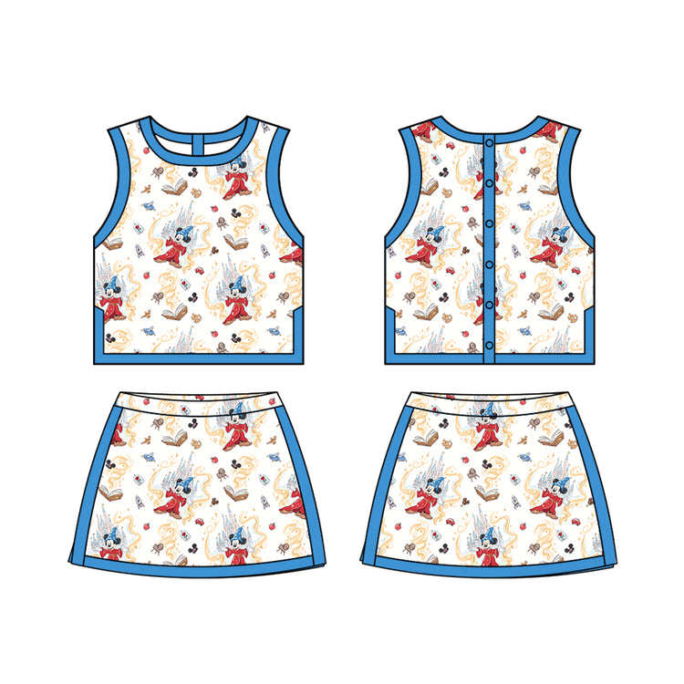 KIDS Colorblock Tank + Skort Set - Sorcerer