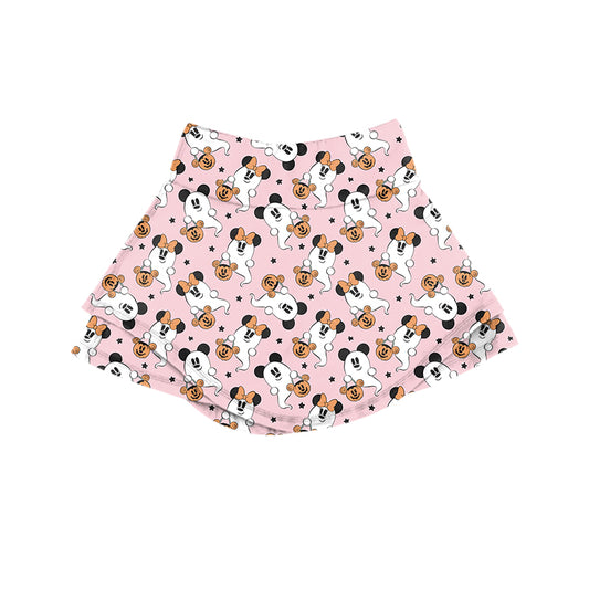 KIDS Skort - Ghouls in Pink