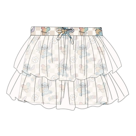 ADULT Mesh Magic Skort - Aloha Stitch