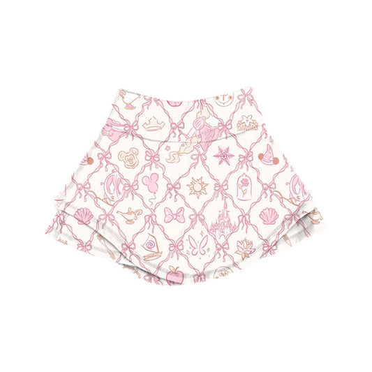 ADULT Skort - Pink Icons
