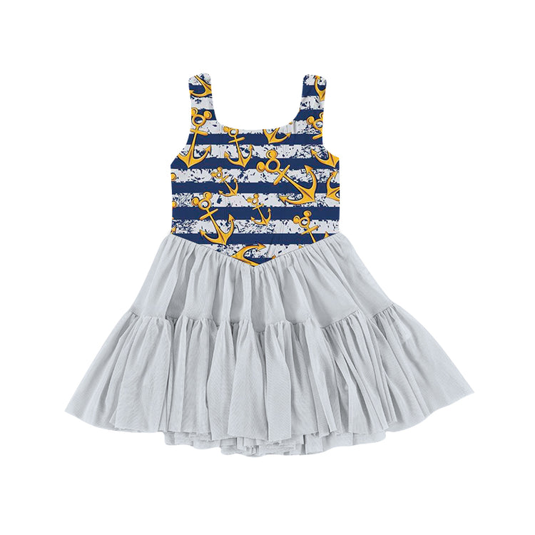 ADULT Mesh Dress - Anchors Away PREORDER