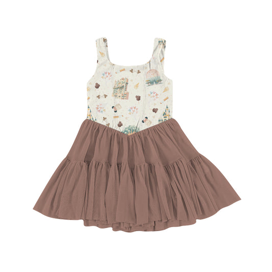 ADULT Mesh Dress - Park Day CREAM (PREORDER)