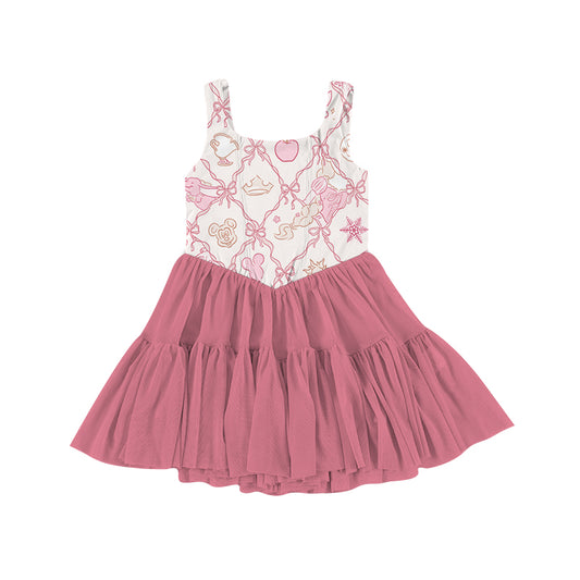 ADULT Mesh Dress - Pink Icons PREORDER