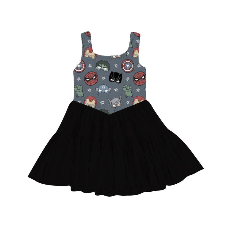 KIDS Mesh Tank Dress - Super Squad PREORDER