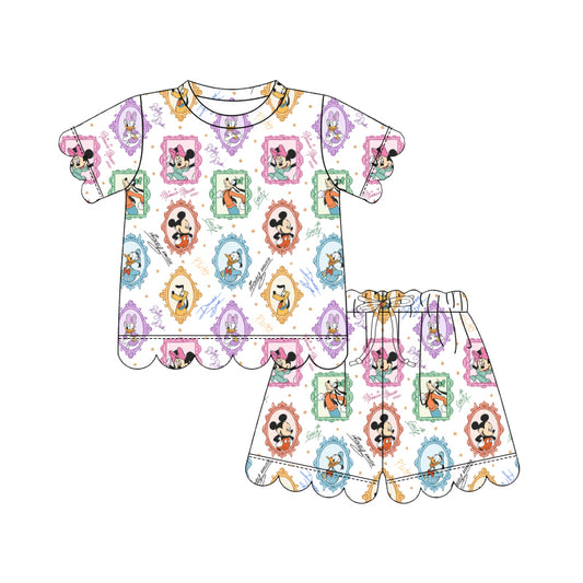 ADULT Scallop Set Tee + Shorts - The Six + Signatures