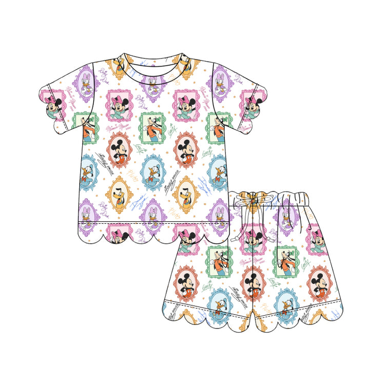 ADULT Scallop Set Tee + Shorts - The Six + Signatures