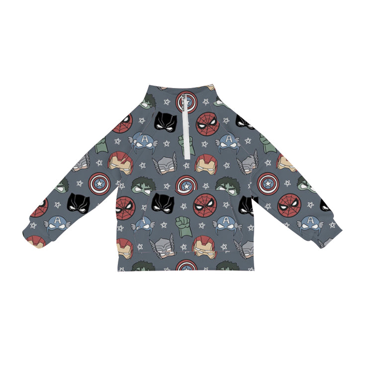 ADULT Quarter Zip Pullover - Super Squad PREORDER