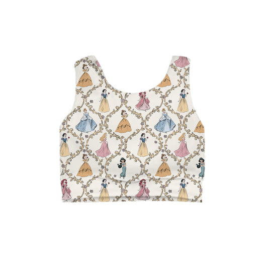 ADULT Crop Tank - Storybook Royalty