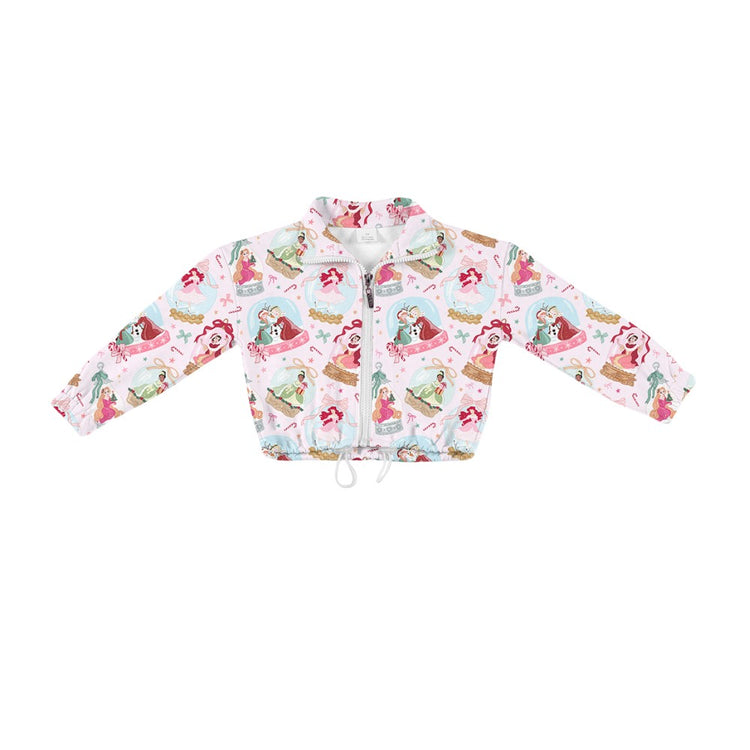 KIDS Zip Up Pullover - Wonderland Snowglobes PREORDER