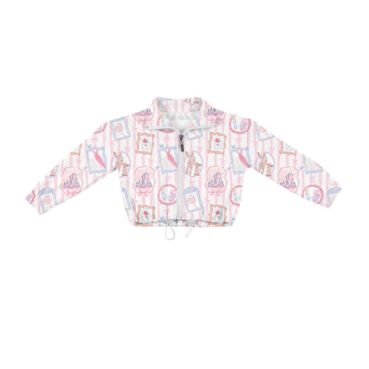 ADULT Zip Up Sweatshirt - Whimsy Watercolor