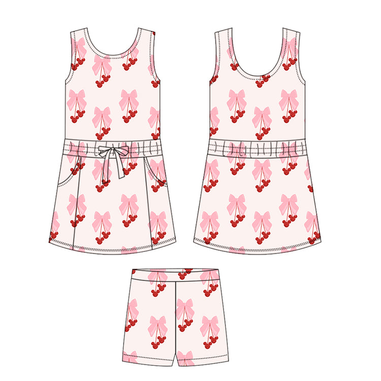 ADULT Scuba Tank Dress/shorts set - Merry Magical Jingle Bells