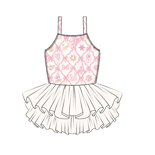 KIDS Tutu Dress - Pink Park Icons