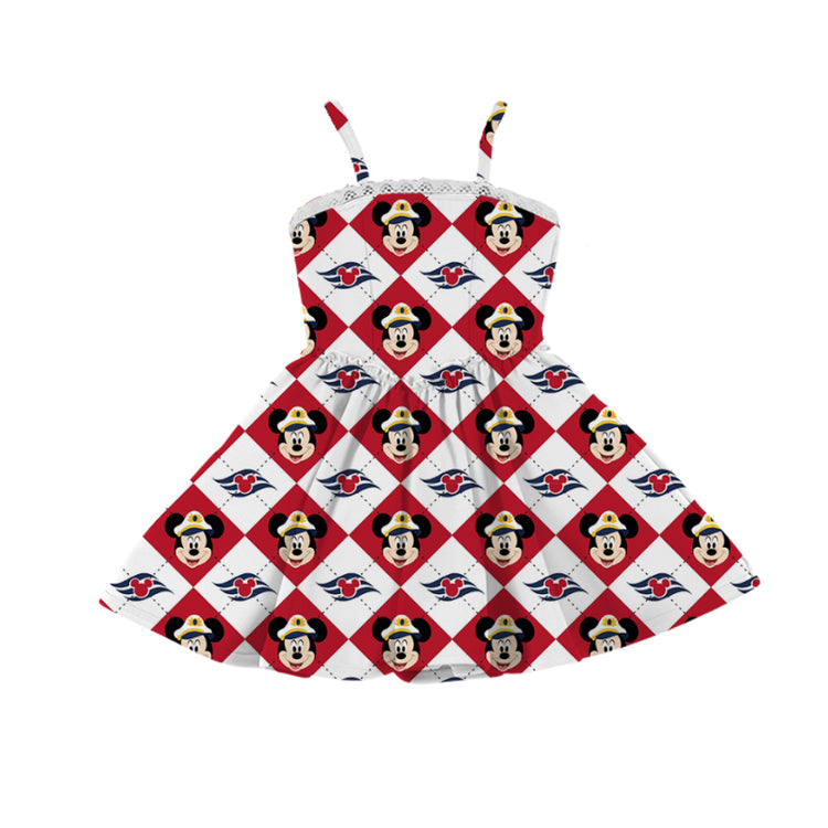 KIDS Twirl Dress - Cruise Checkers PREORDER