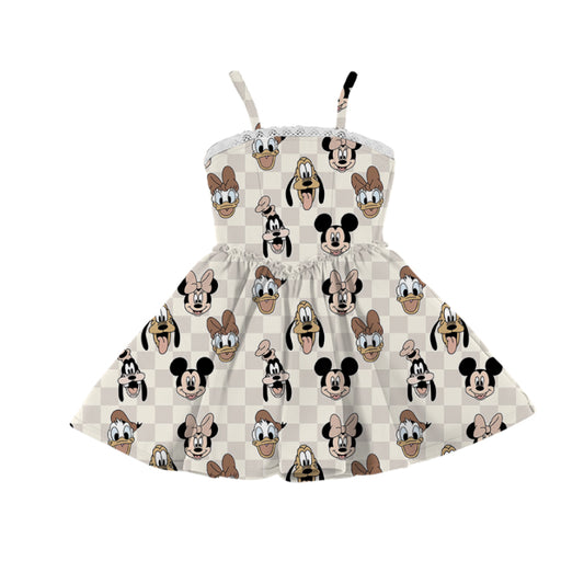KIDS Twirl Dress - Boho Checkers PREORDER