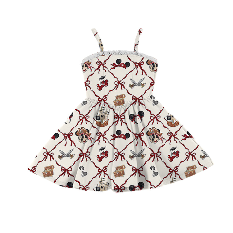 KIDS Twirl Dress - Pirate Bows PREORDER