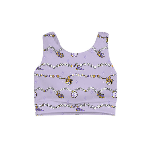 KIDS Crop Tank - Tigers
