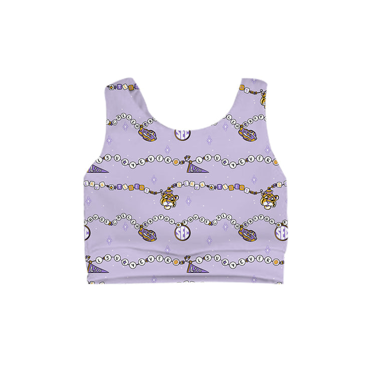 KIDS Crop Tank - Tigers