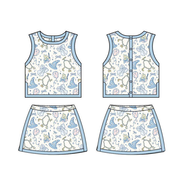 ADULT Colorblock Tank + Skort Set - Charmed Sorcerer