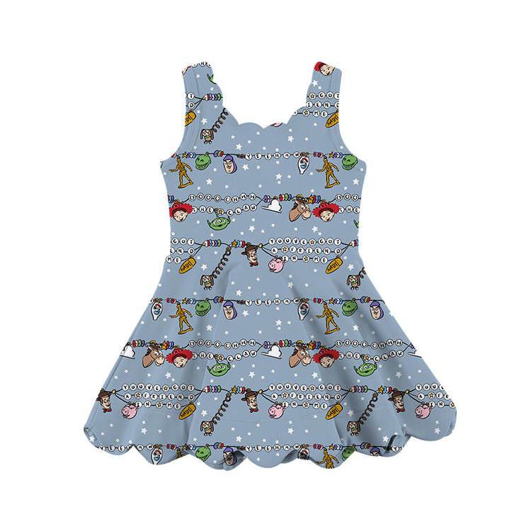 KIDS Scalloped Dress - Toy Beads PREORDER
