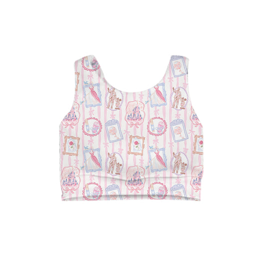 ADULT Crop Tank - Whimsy Watercolor