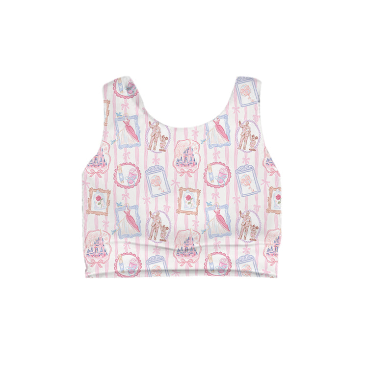 ADULT Crop Tank - Whimsy Watercolor